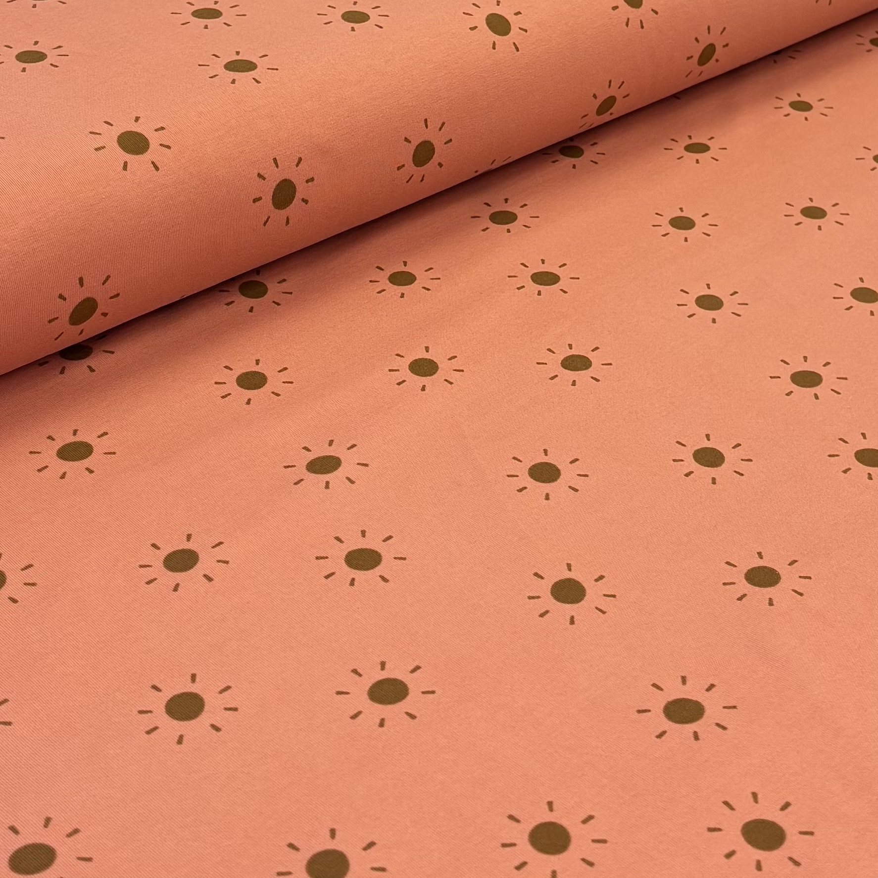 Jersey apricot mit Sonnen