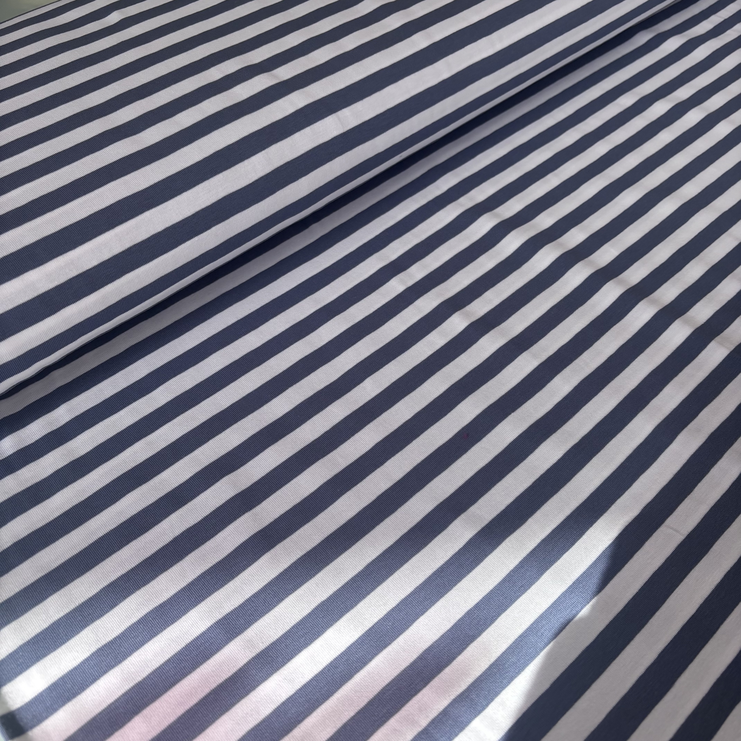 Jersey blau weiß gestreift 