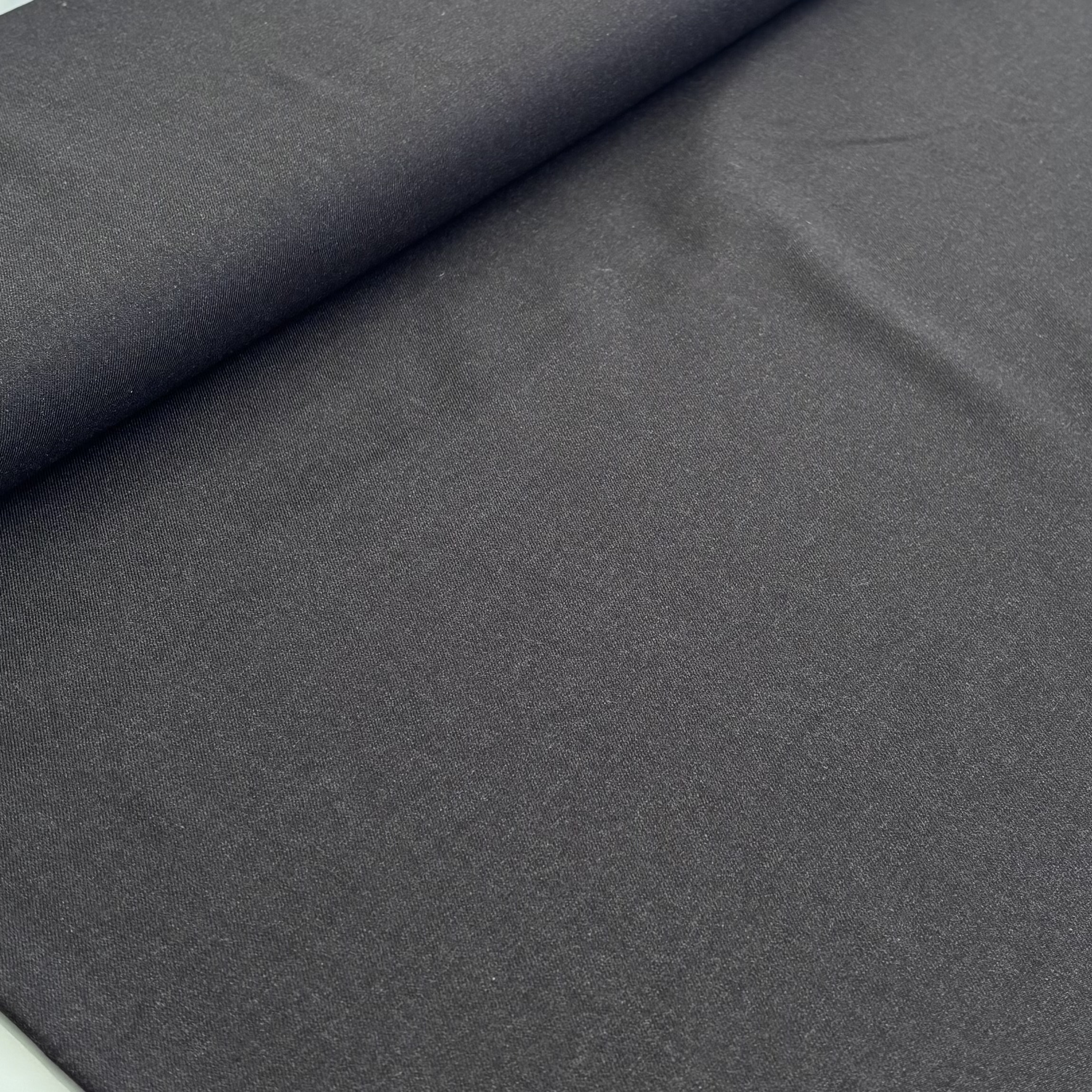 Bambusstoff Kleiderstoff grau antrazith