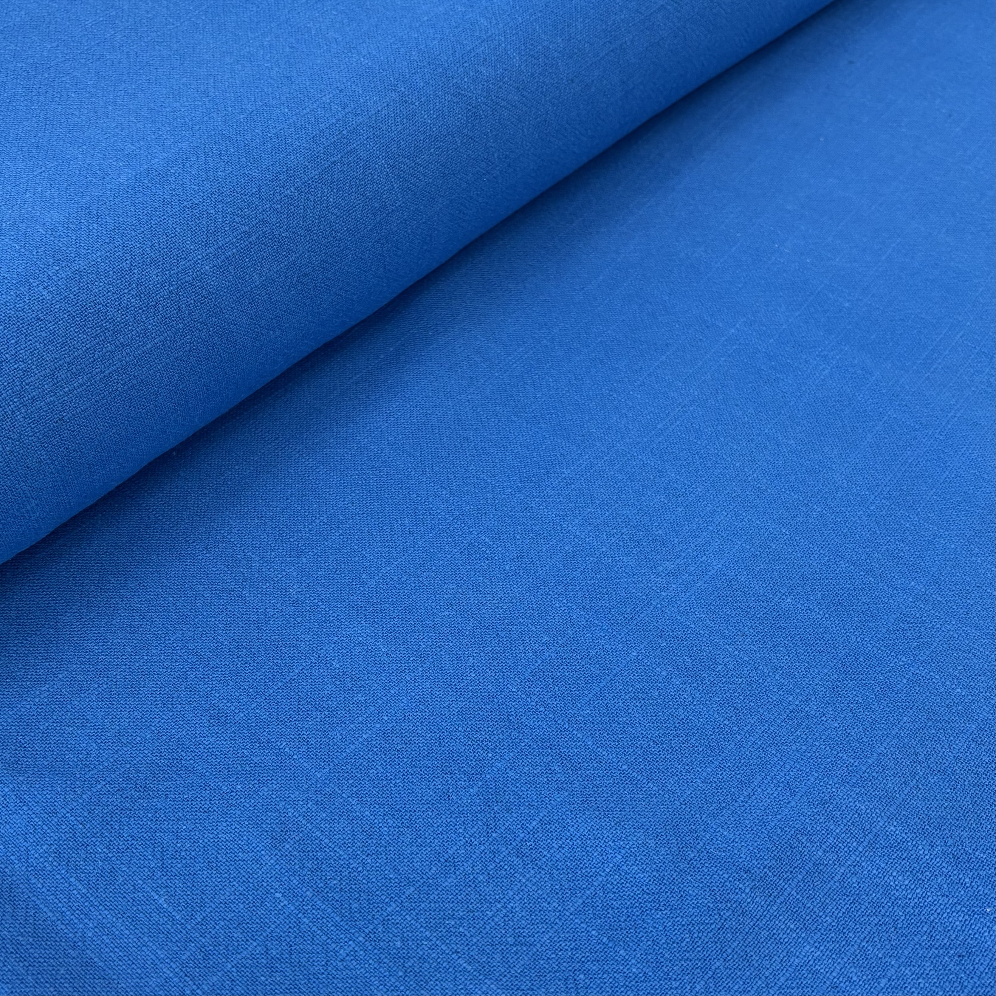 Leinen Viskose königsblau