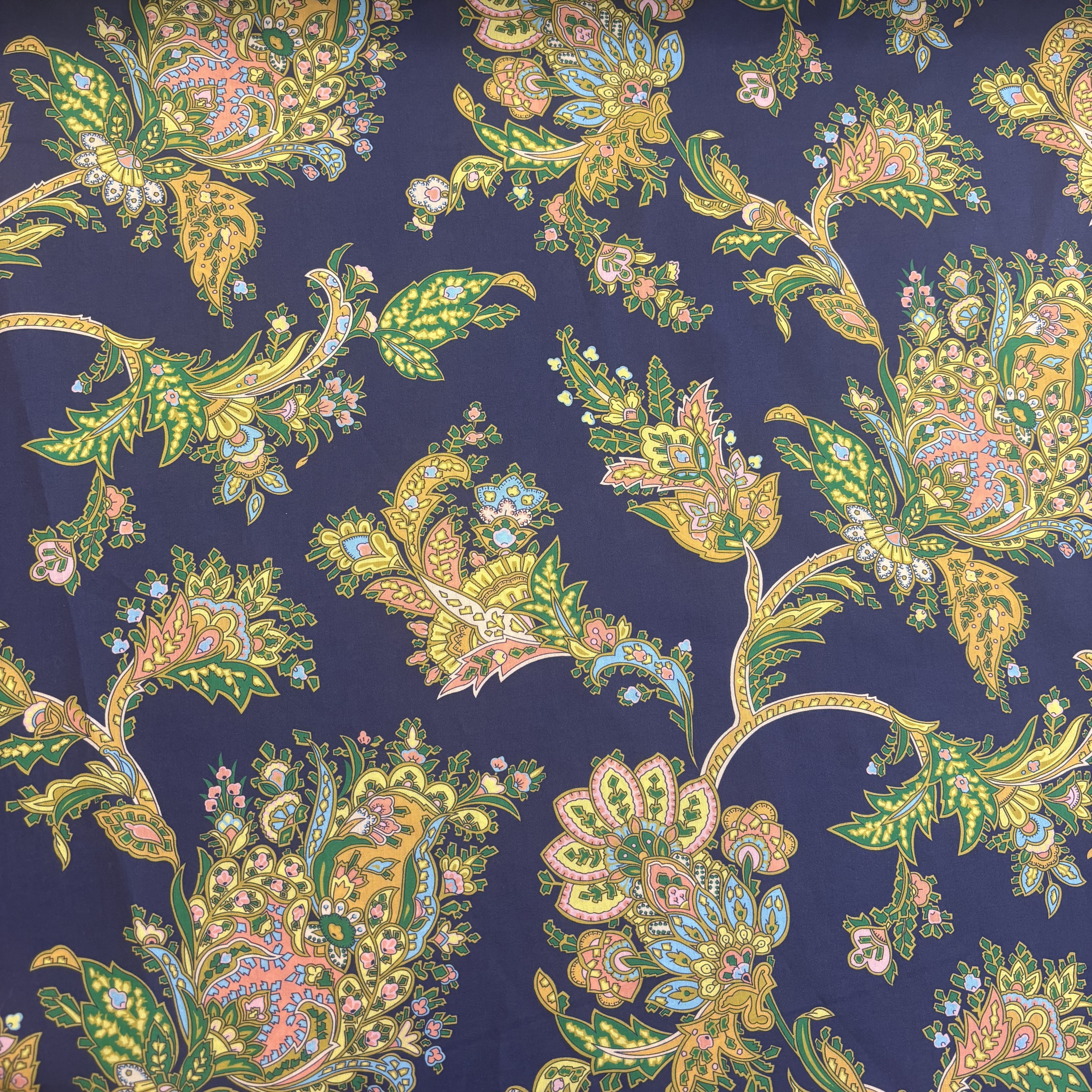 Liberty Fabric Garden Melody blau gemustert