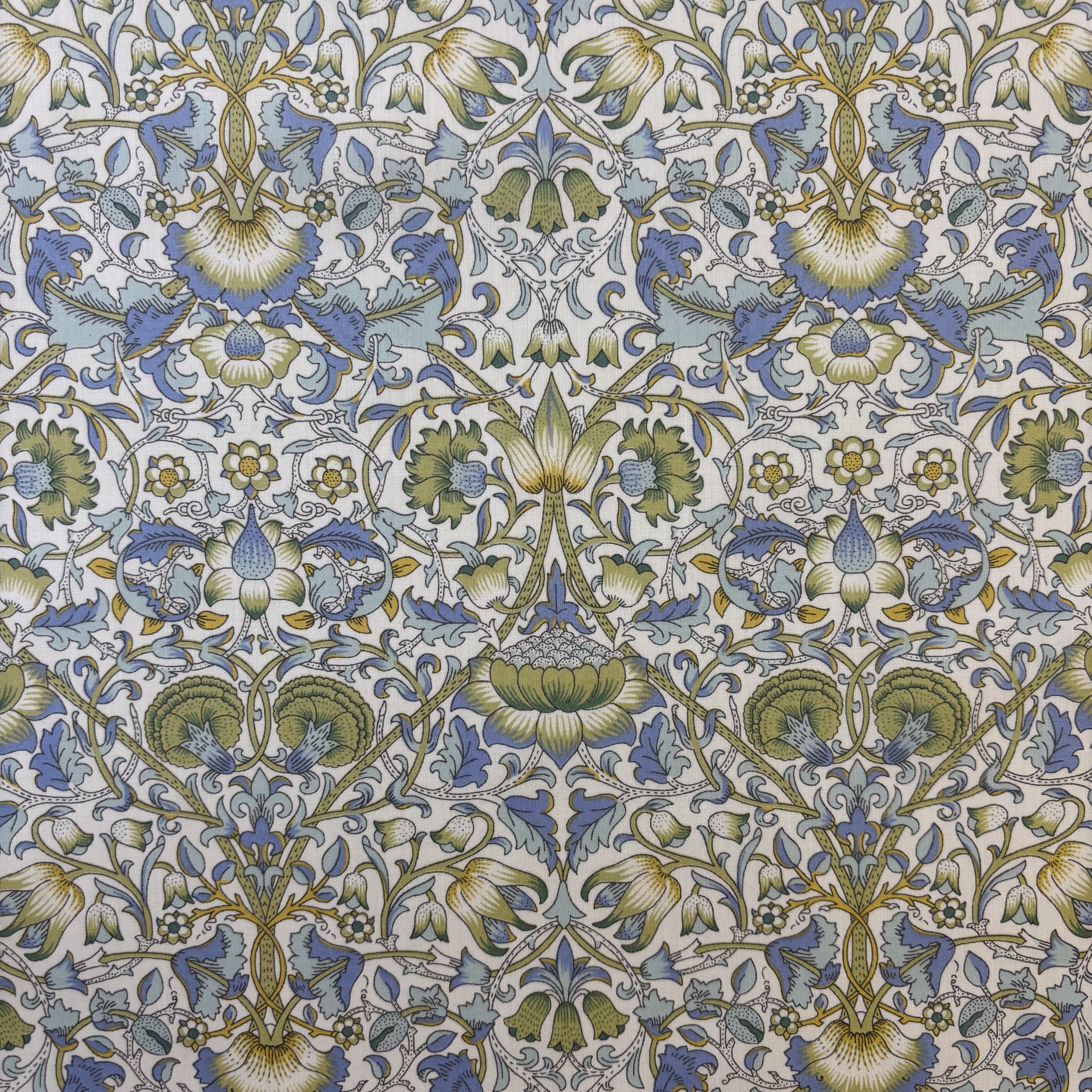 Liberty Fabric Lodden grün blau