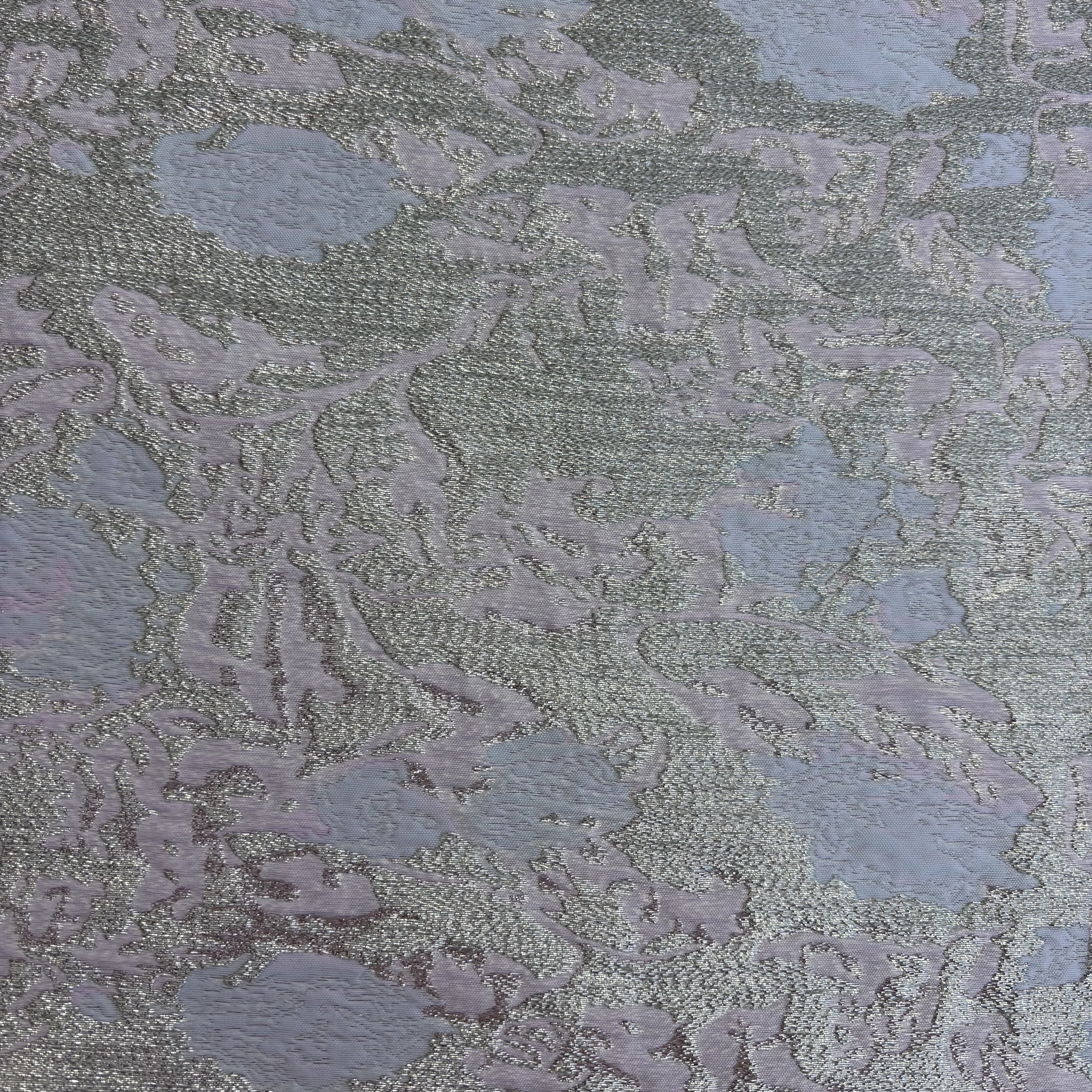 Jacquard Dekostoff gold rosa 