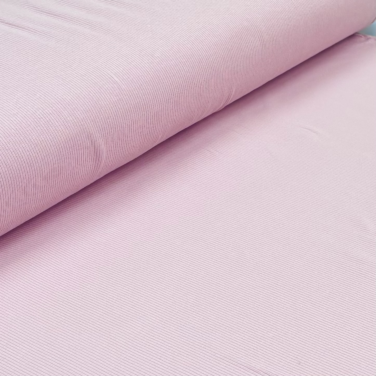 Jersey Rippenjersey hellrosa