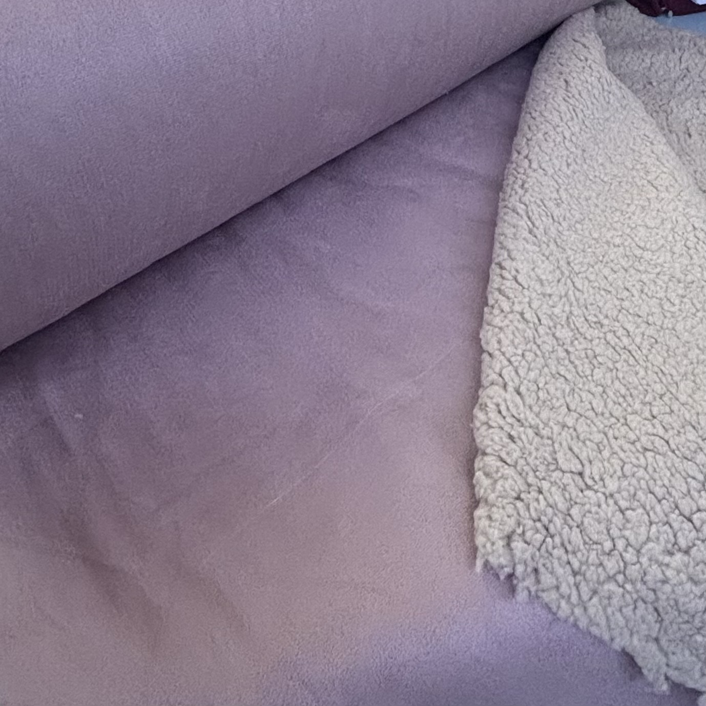 Rosa Veloursstoff Innenseite Plüsch