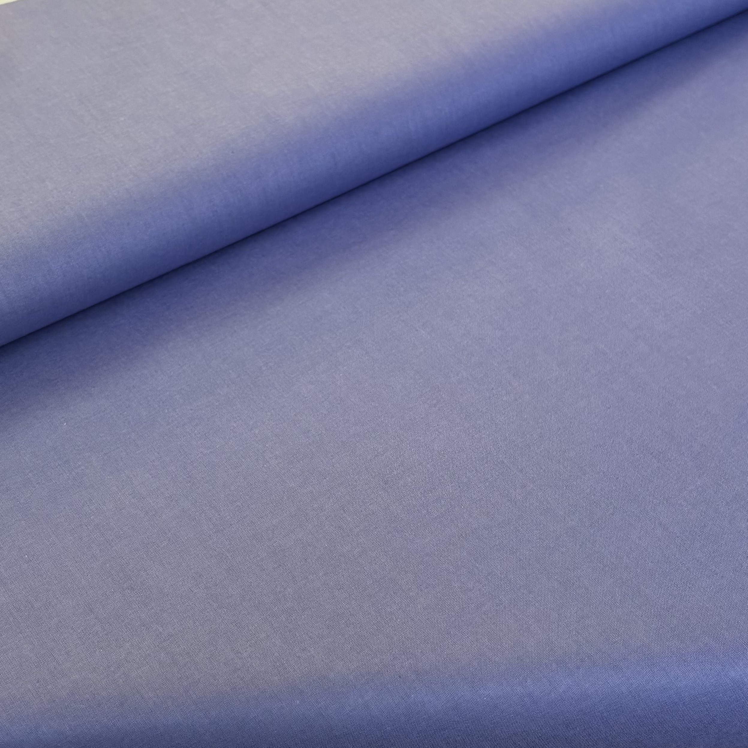 Baumwolle Baumwollstoff blau lavendelblau