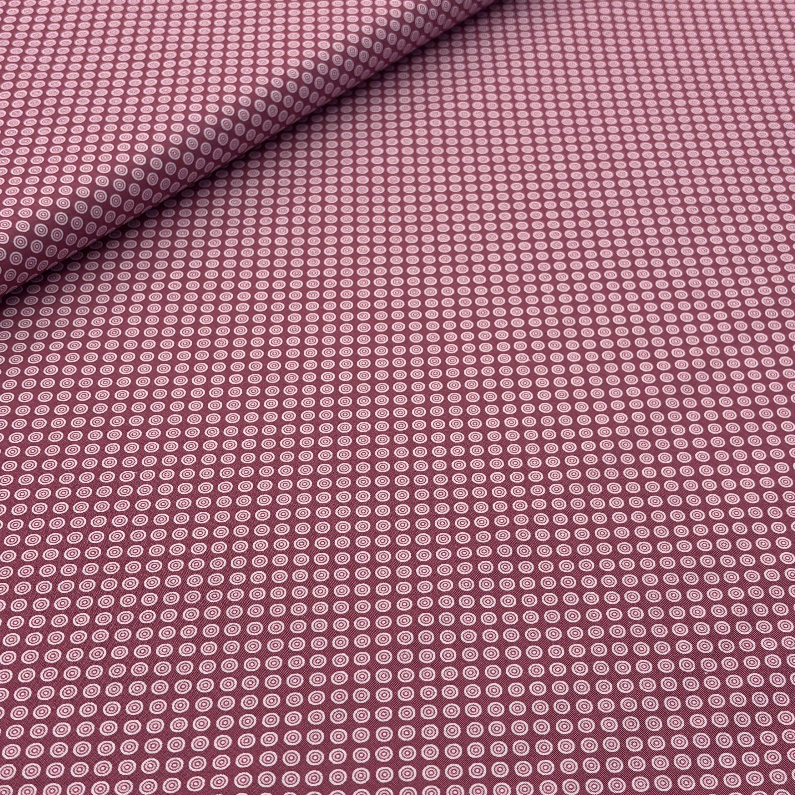 Baumwolle rot kleine Kreise Minimals