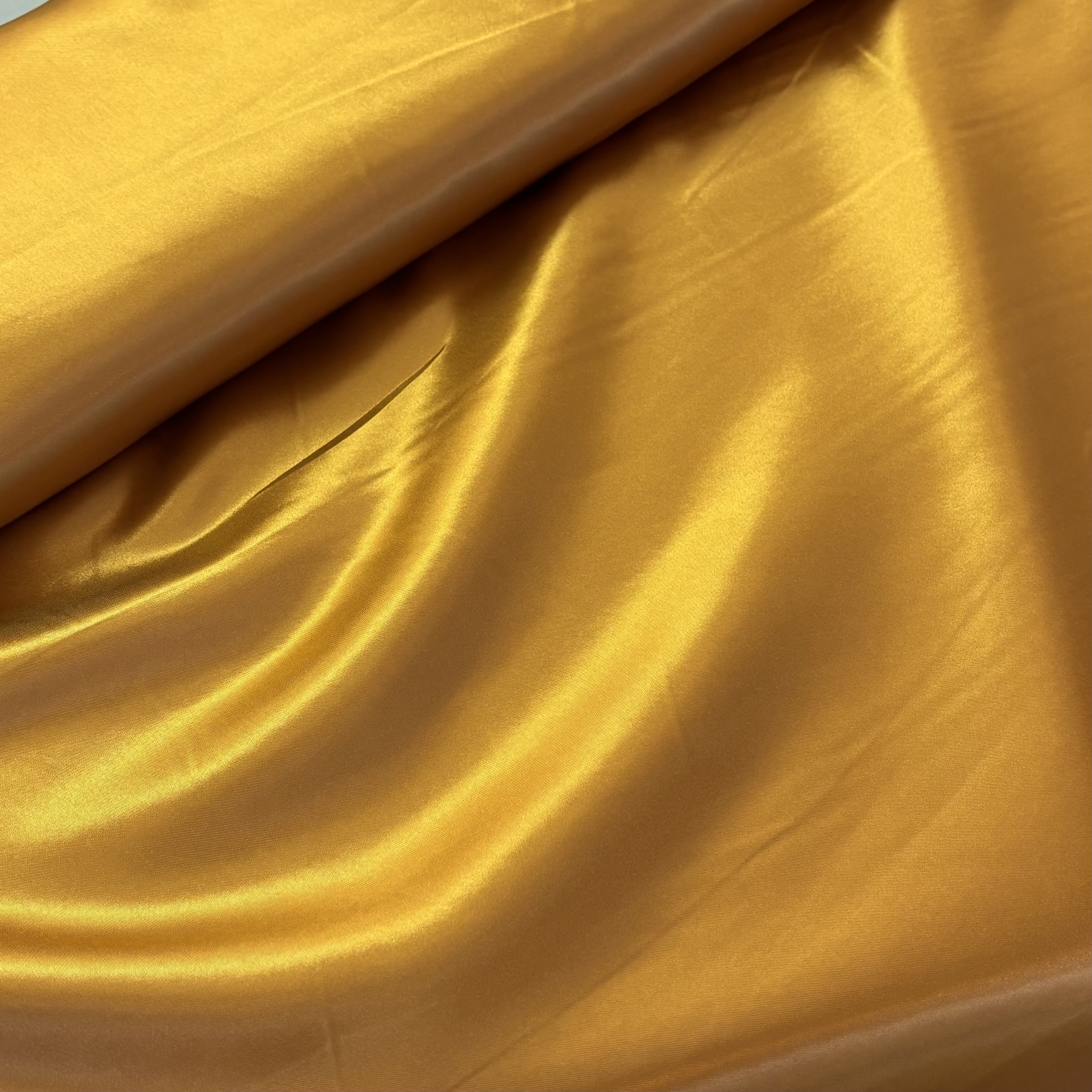 Satin kupferfarben gold Satinstoff