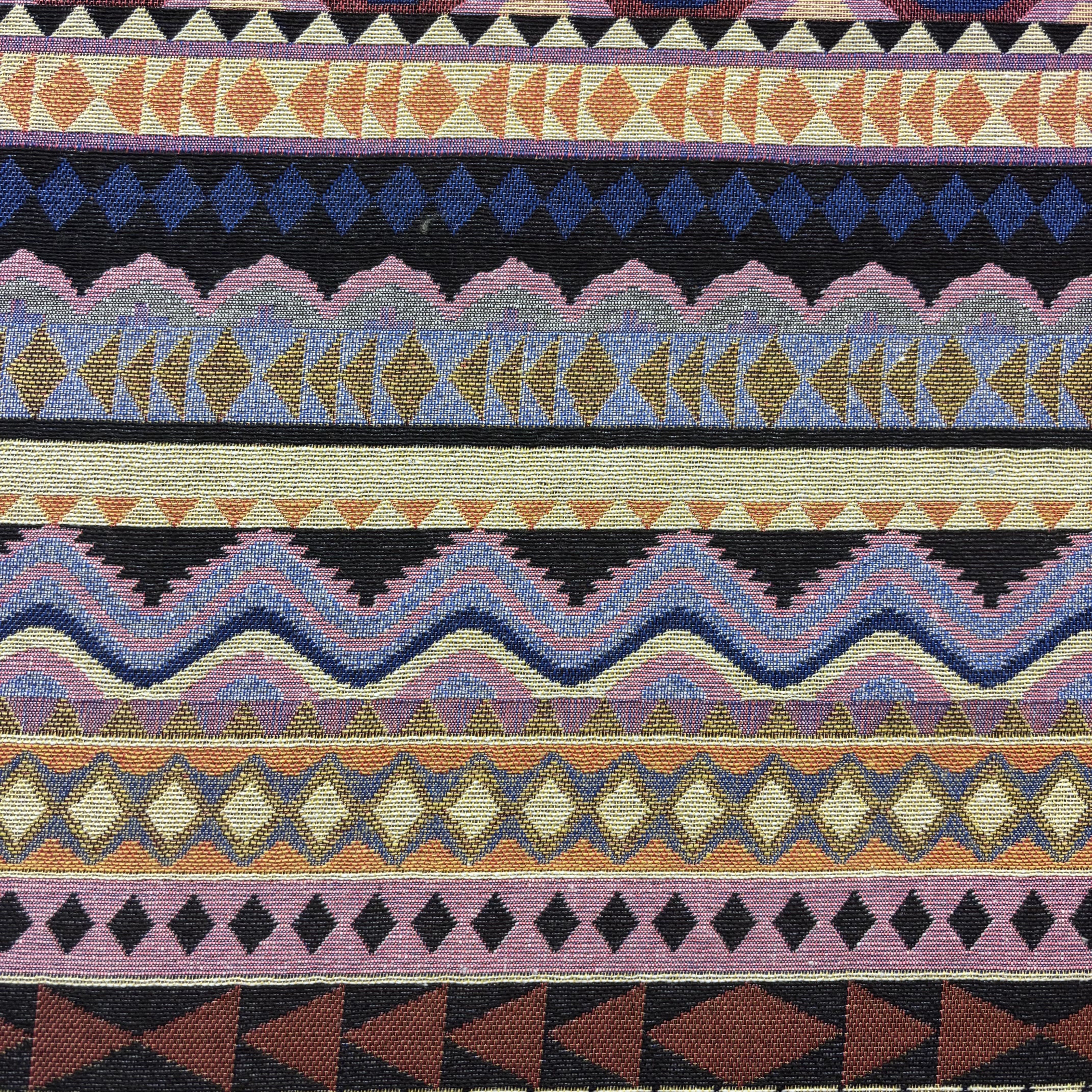 Gobelin Dekostsoff graphisch geometrisch