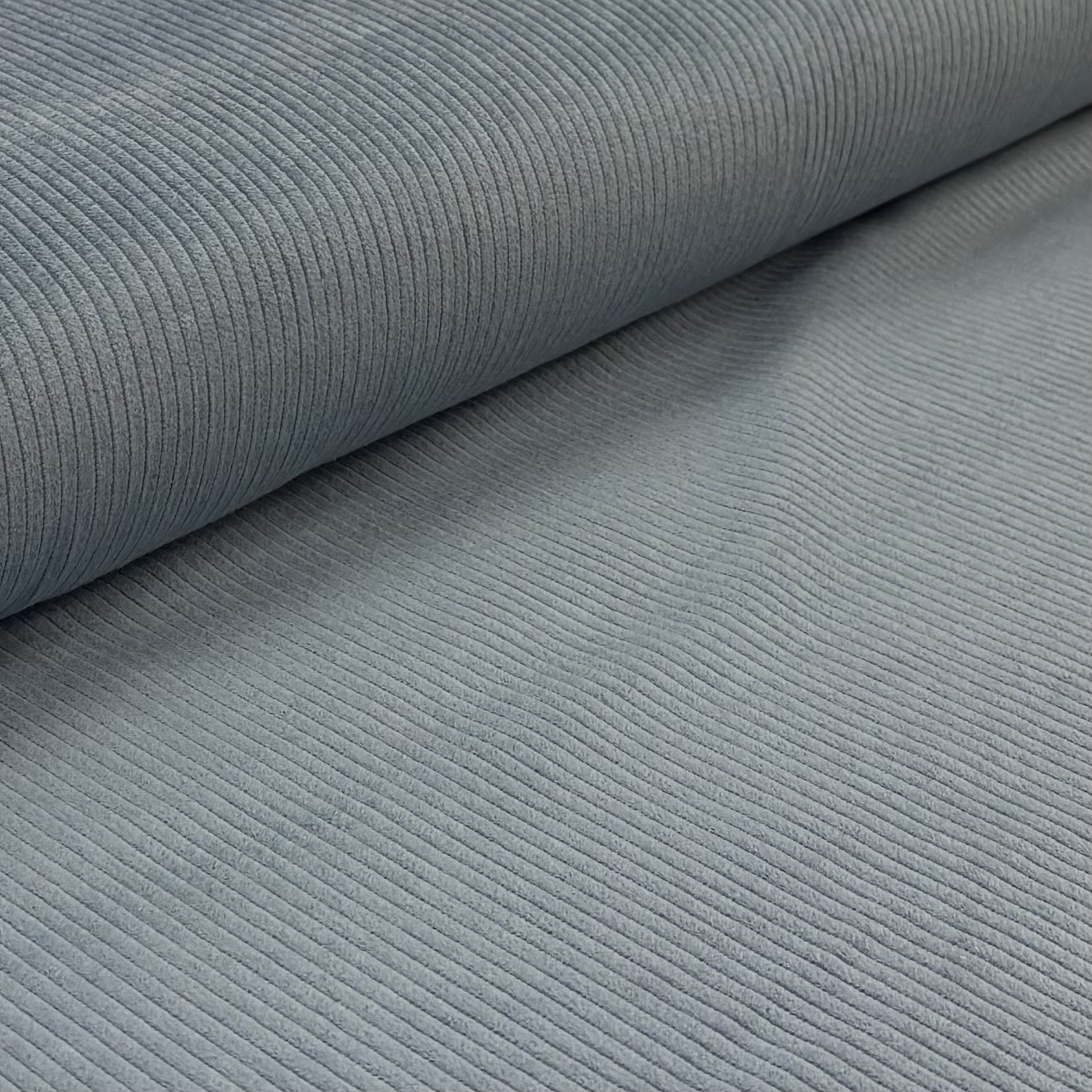 Cordstoff Cord blau mintblau 