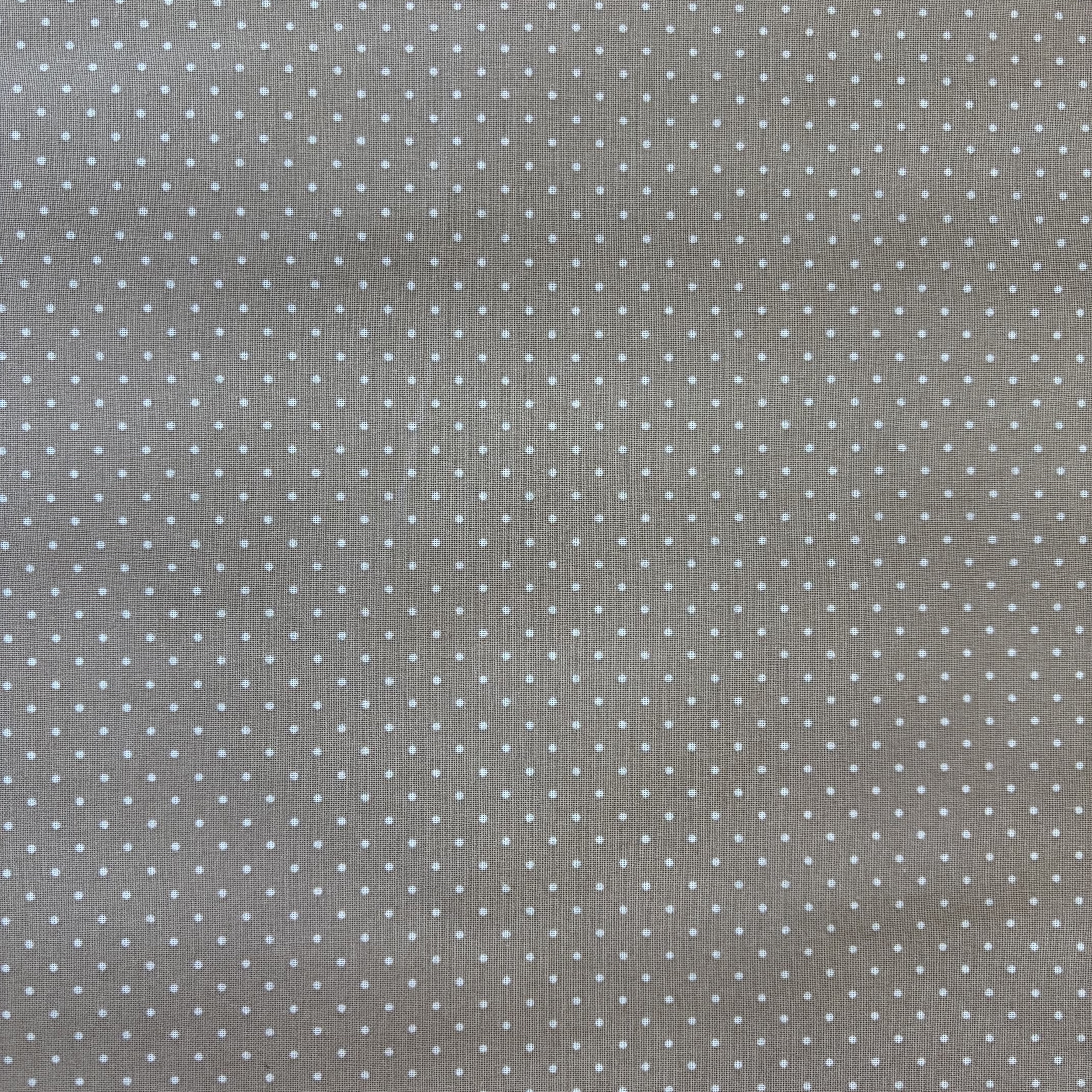 Beschichteter Baumwollstoff beige mit Punkten Dots