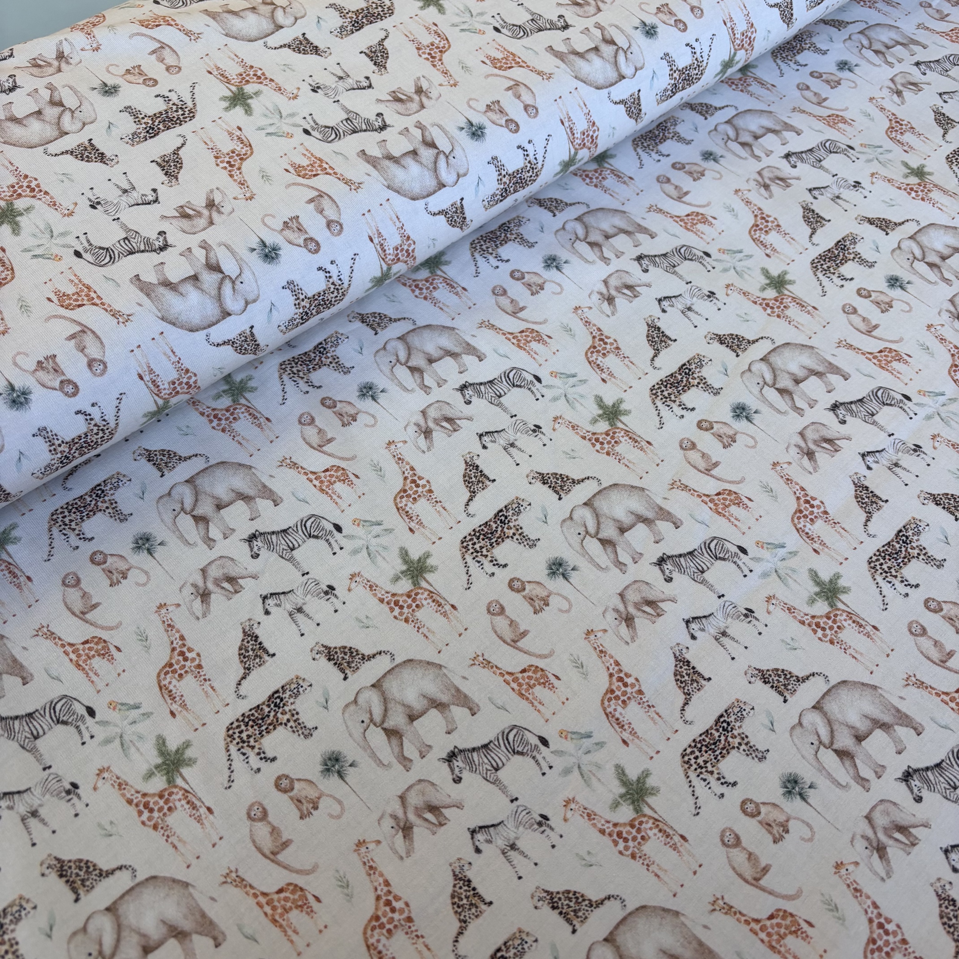 Jersey Kinderjersey mit kleinen Safari Teiren