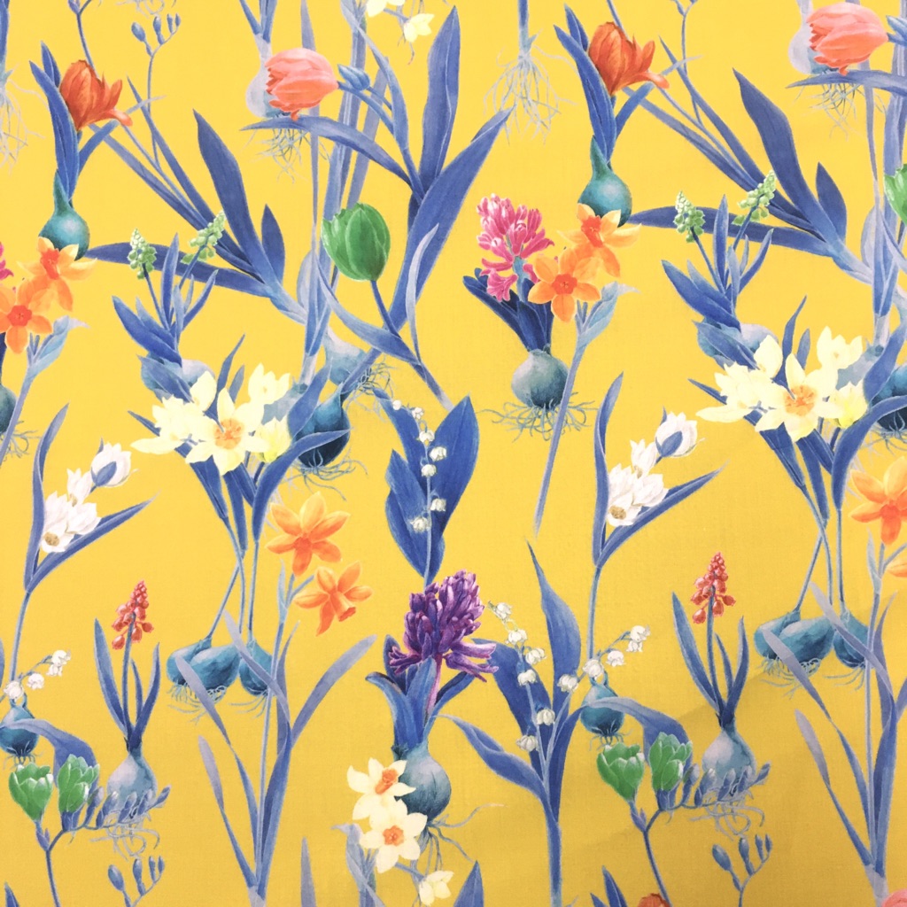 Liberty Fabric Keiko Spring gelb